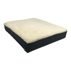 Allman Products Soft Fleece Top Comfort Cushion For Wheelchair 16” x 18″ X 3”