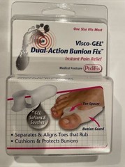 PediFix Visco-Gel Dual Action Bunion Fits Most Pull-On Left or Right Foot #P47