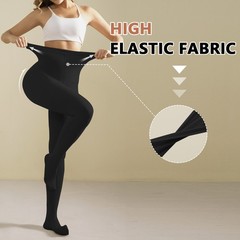 Compression Pantyhose for Women Shaping Tights15-20mmHg Support Opaque Stockings