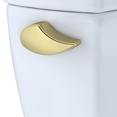 TRIP LEVER – POLISHED BRASS For DRAKE TOILET (EXCEPT R SUFFIX)