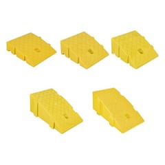 Curb Ramp Heavy Duty Easy to Use High Visible for Loading Dock Trucks Cars