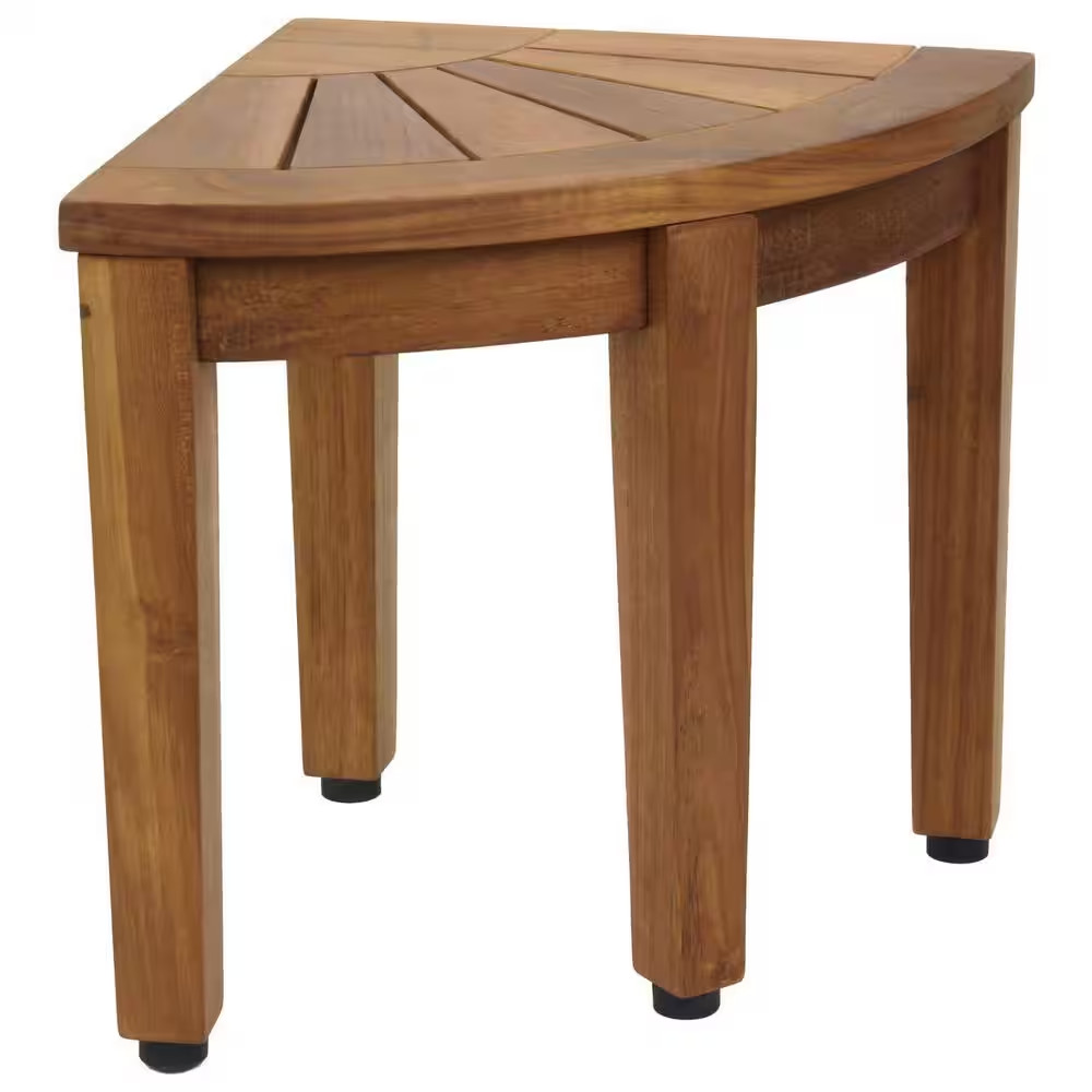 12 In. Kai Corner Optiarea Teak Shaving and Washing Foot Rest