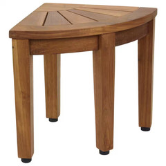 12 In. Kai Corner Optiarea Teak Shaving and Washing Foot Rest
