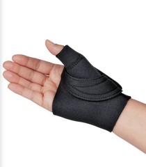 NEW Comfort Cool Thumb CMC Restriction Splint BLACK LEFT LARGE PLUS + NC79560