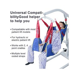 Full Body Patient Lift Sling, Head and Back Support, Toileting Transfer Sling…