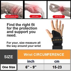 Left Right Wrist Support Brace Splint Carpal Tunnel Hand Sprain Arthritis Injury