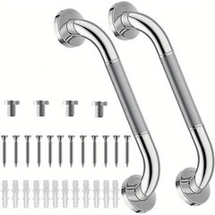 Anti-Slip Shower & Tub Grab Bar – 12 or 20 Inch Safety Handrail for Bathroom