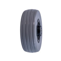 AlveyTech 6″x2″ Front and Rear Caster Wheel for the Quantum 6 inches, Black