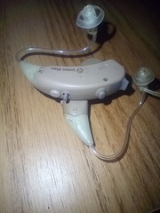 Widex Inteo elan IN-96 Beige Behind the Ear (BTE) Hearing Aid Pair Both Ears
