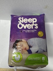 Cuties Sleep Overs Youth Underwear Small / Medium 38 to 65 lbs. 15 Ct