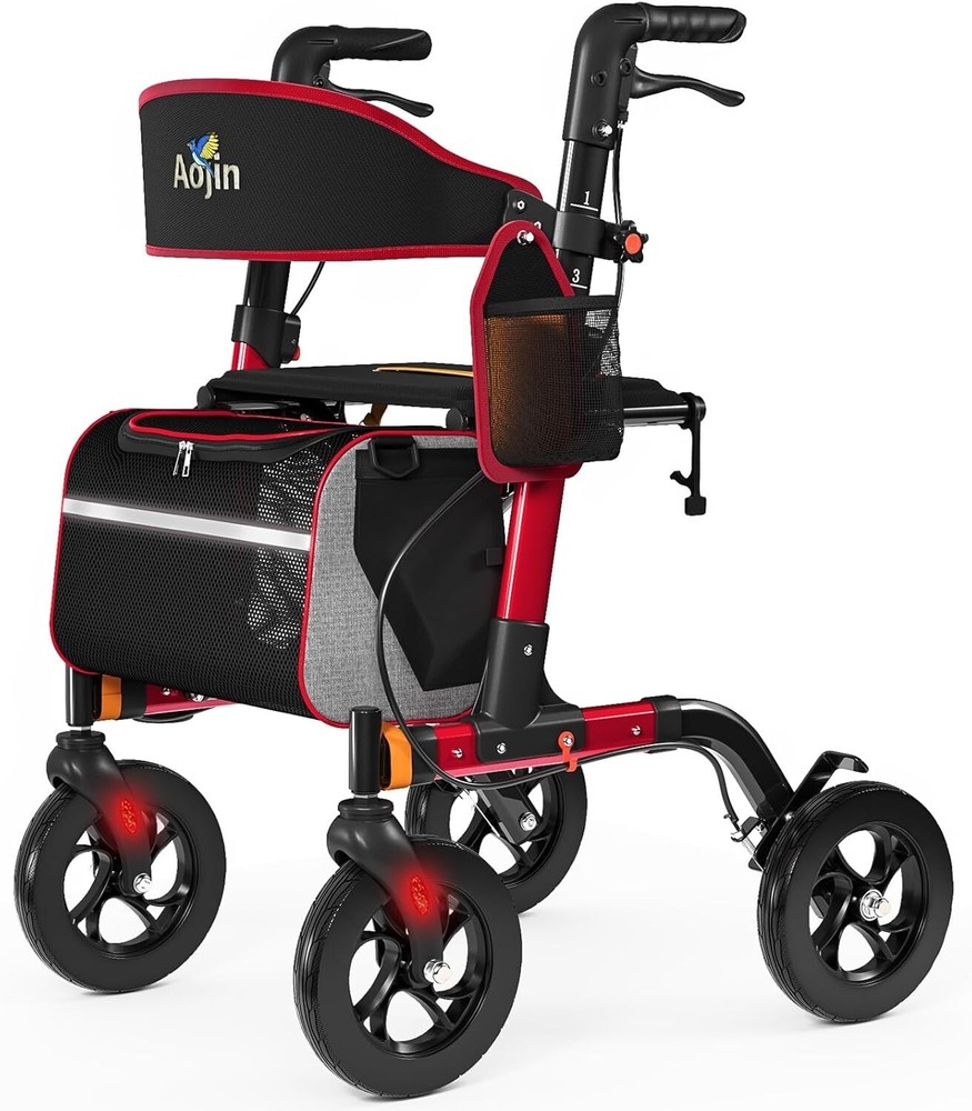 Walkers for Seniors, Rollator Walker with Seat