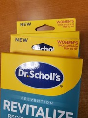 2 Pairs: Dr Scholls Revitalize Recovery Insoles Women’s Size 6-10 (3030) R3P1