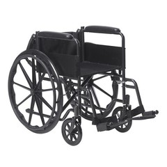 Wheelchair Silver Sport 1 Drive Medical Standard Size Swing Away Footrests