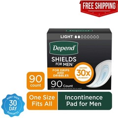 Incontinence Pads for Men Light Absorbency 90 Count