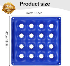 2 Pack Inflatable Seat Cushion Pressure Relief Waffle Cushion for Long Sitting
