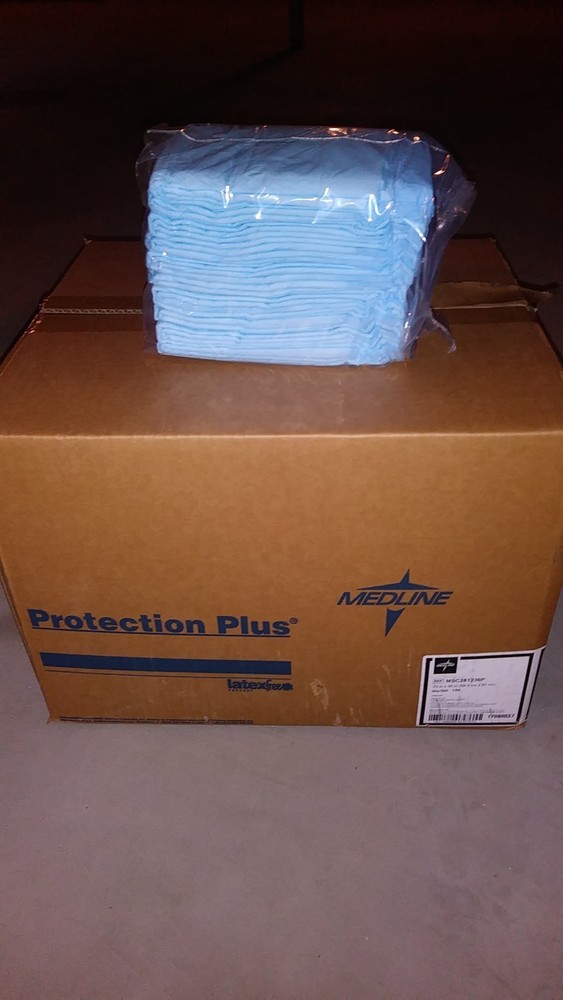 150ct Brand New Medline Protection Plus Disposable Underpad, 23″x 36″
