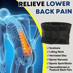Back Braces for Lower Back Pain Relief with 6 Stays Breathable Back Support Belt