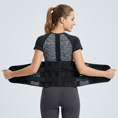 Adjustable Lower Back Brace Lumbar Support Waist Belt For Men Women Pain Relief