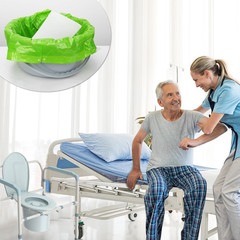 Disposable Commode Liners with Pads – 50 Scented Bags for Adult Potty Chair