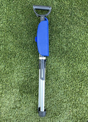 Ta-Da Chair Step2Gold Portable Walking Stick, Cane w Folding Seat – 36.2″- BLUE