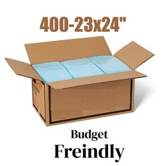 400 Pads 23×24″ Economy Multi Layer Adult Incontinence Under Pads UNDER .20ȼ ea.