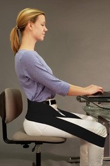 Portable Back Support Belt for Posture Improvement – Adjustable One Size Fits Al