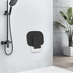 440.92 lbs Folding Shower Seat Bench, Wall Mounted Seat, Foldable Shower Seat