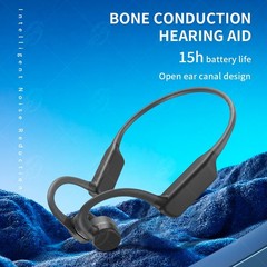 Bone-conduction hearing aids allow for volume adjustment