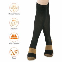 10 Pairs Copper Compression Socks 20-30mmHg Graduated Support Mens Womens S-XXL