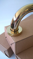 Impeu / shower Safety Grab bar 12″ Polished Brass/ gold