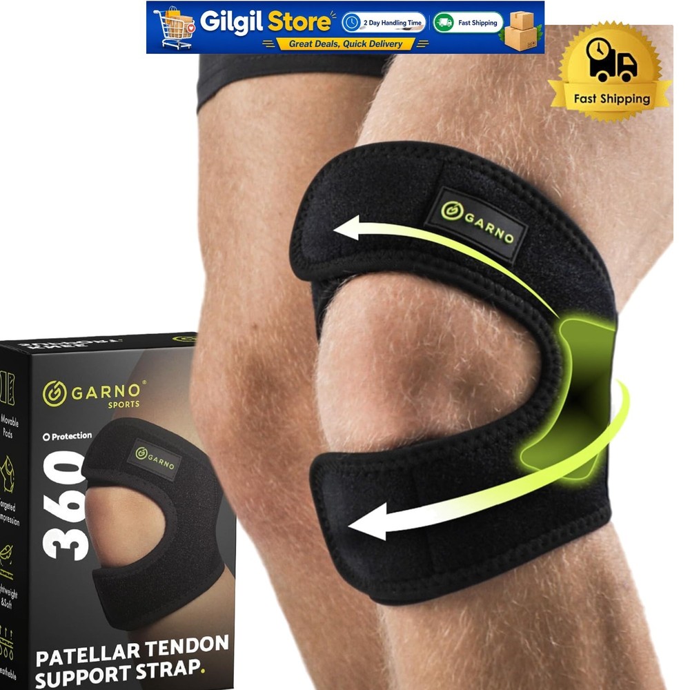 Adjustable Knee Brace for Patellar Tendonitis & Meniscus Tear Relief