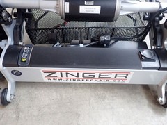 ZINGER 08300 BLU 02 Folding Power Chair, 275lbs Capacity*