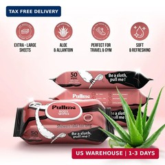 Body Wipes for Adults, Extra Large Wet Wipes, No Rinse Bathing Wipes, Disposable