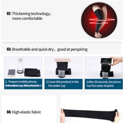 Knee Support Compression Full Leg Sleeve Brace Sport Joint Pain Relief Arthritis