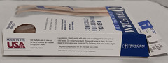 Truform Medical Compression Stockings 20-30 mmHg Closed Toe Thigh Beige Size Med