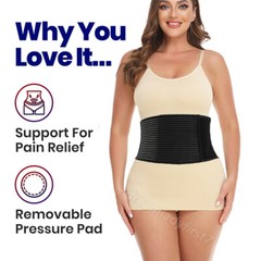 Abdominal Binder Support Wrap Surgical Binder Abdominal Hernia Support Women Men