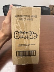 Boogie Antibacterial Hand Wipes By Boogie Alcohol Hypoallergenic And
