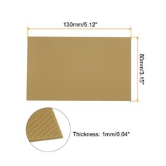 4Pcs Shoe Sole Protector 5.12″x3.15″ Shoe Bottom Grip Pads for High-Heels Khaki