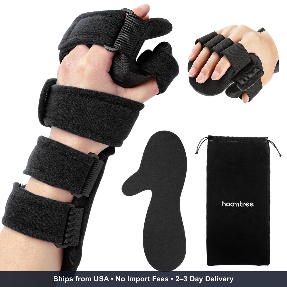 Stroke Resting Hand Splint Right&Left Resting Hand Splint with Finger Separator