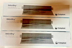 3 PACK Coloplast InterDry 7910 Moisture Wicking Fabric 10”x144” *EXP: 04/2026