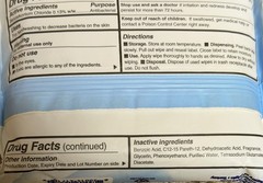 G&Y Antibacterial Wet Wipes (20 Each) – 4 Pack – Kills 99.9% of Germs – Travel