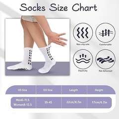 Set Calcetines Medias Antideslizantes Para Futbol Yoga Ejercicio Hombre Mujer