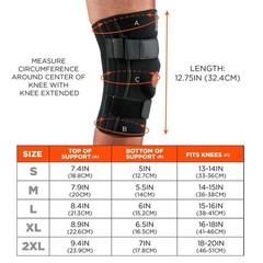 Max Adams Essentials White Stretchable Knee Support: 1 Pack
