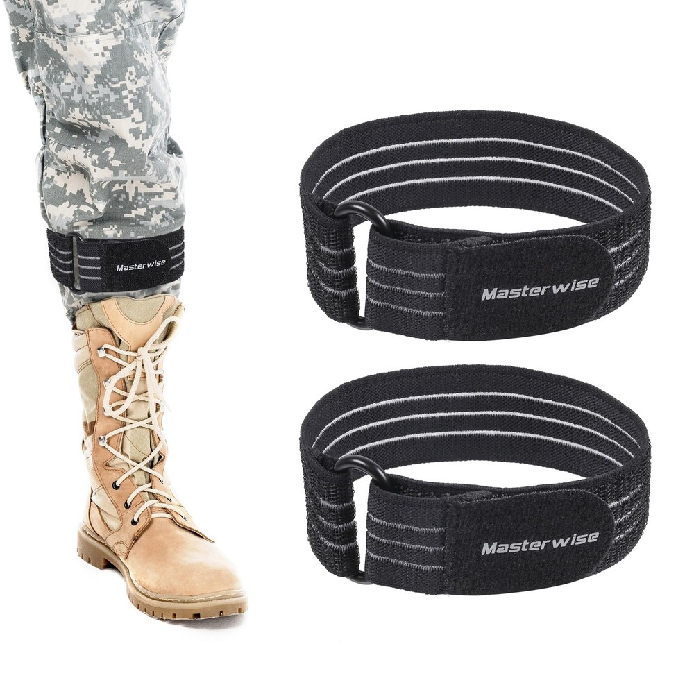 Adjustable Elastic Ankle Straps, Boot Straps for Cowboy Boots, Pant Leg Straps f