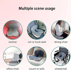 Celinva Orthopedic Cushion, Seat Cushion for Office Chair and Car, Ergonomic