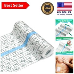 Transparent Adhesive Film Dressing – 8 x 197 Inches for Surgical Wounds