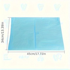 Disposable Dental Bib 13″x 18″ – 3 Ply Waterproof Tattoo Patient Cover Sheet