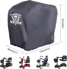 Mobility Scooter Storage Cover,Heavy Duty 420D Polyester Oxford