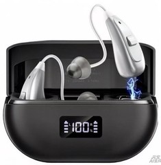 Hearing Aids For Seniors Adults（Silver Black