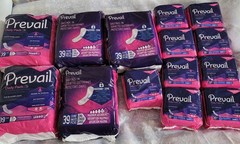 Lot of 14 Prevail Daily Pads for Bladder Leaks-375 Total Pads